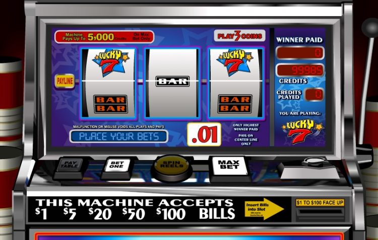 Lucky 7 online slot bonus