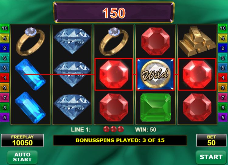 Cool Diamonds II Amatic Free Spins bonus