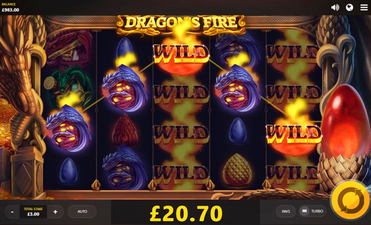 Dragons Fire slot Red Tiger Gaming
