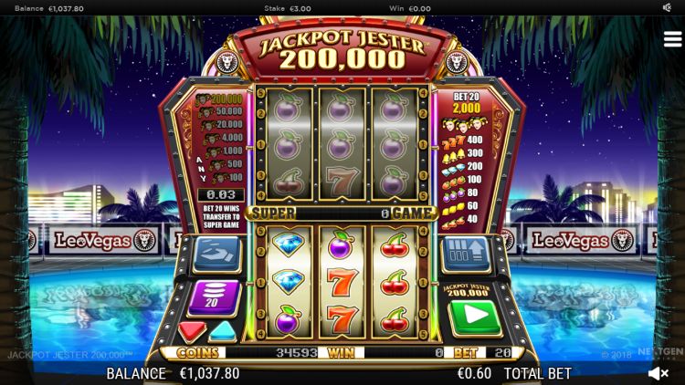 Jackpot Jester 200,000 slot NextGen Gaming