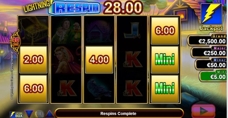 Lightning Horseman slot Lightning Respin bonus