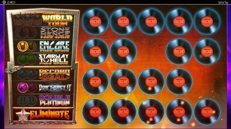 Spinal Tap slot Blueprint Gaming bonus