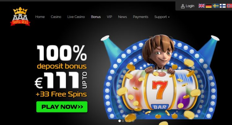 Triple Aces Casino Promoties en Bonussen