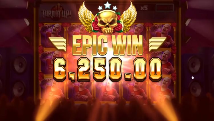 Turn it Up slot Push Gaming epic win