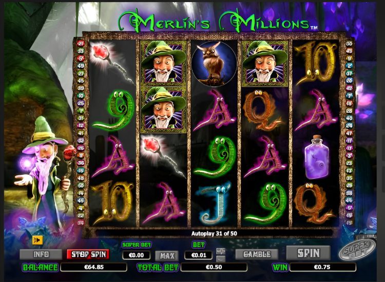 Merlins Millions online slot NextGen Gaming