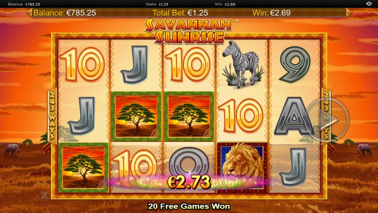 Savannah Sunrise slot Free Spins