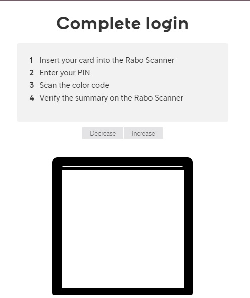 Sofort kleurcode inscannen