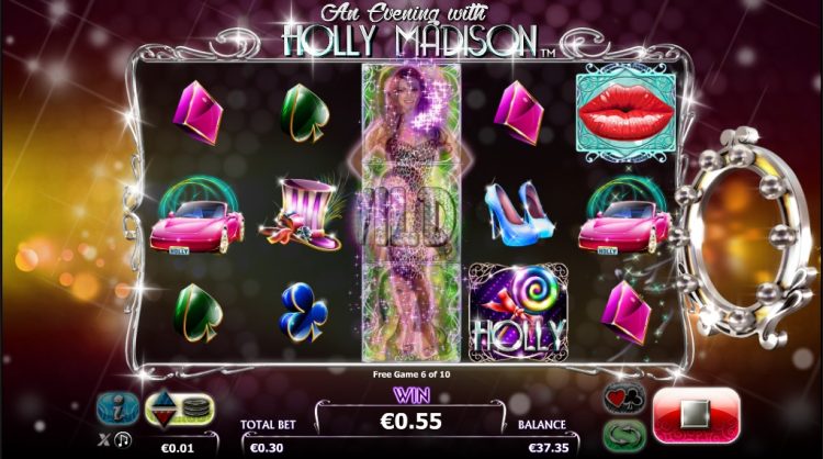 An Evening With Holly Madison slot Free Spins NextGen Gaming