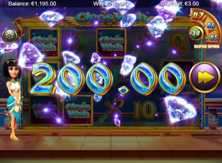 Cleo's Wish gokkast big win