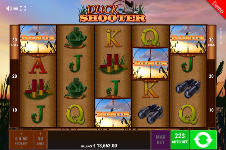 Duck Shooter online slot win