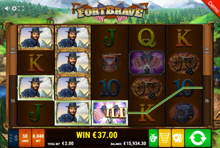 Fort Brave slot review Gamomat