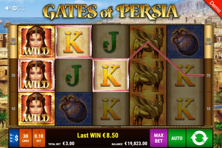 Gates of Persia slot review Gamomat