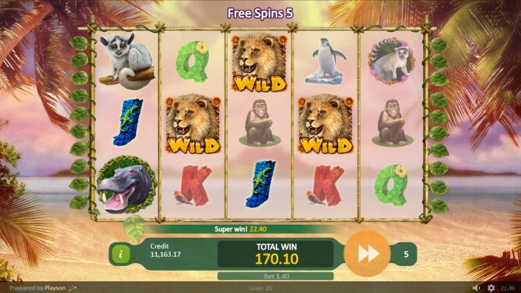 Happy Jungle Playson gokkast Free Spins