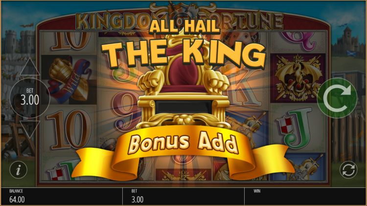 Kingdom of Fortune slot Bonus