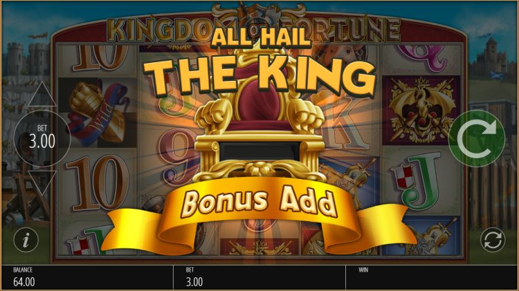 Kingdom of Fortune slot Bonus