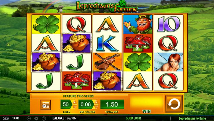 Leprechaun's Fortune online slot bonus