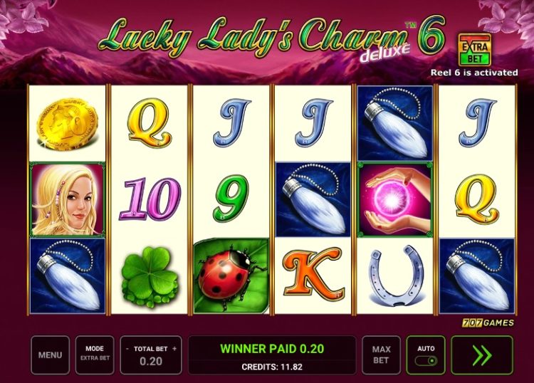 Lucky Lady's Charm 6 Deluxe gokkast review