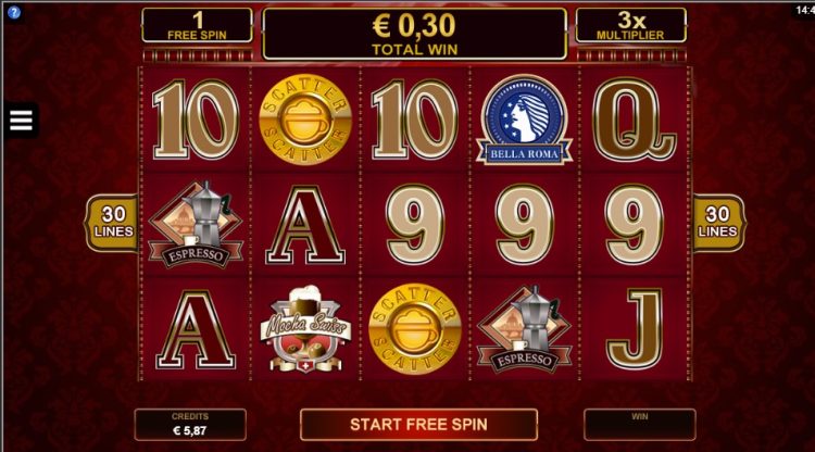 Cashoccino slot Microgaming