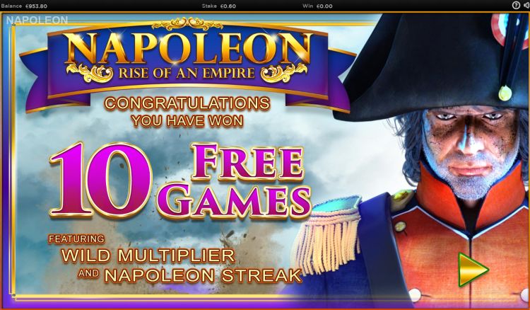 Napoleon slot bonus