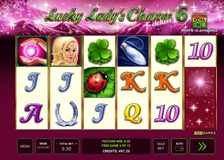 Lucky Lady's Charm 6 Deluxe slot Free Spins