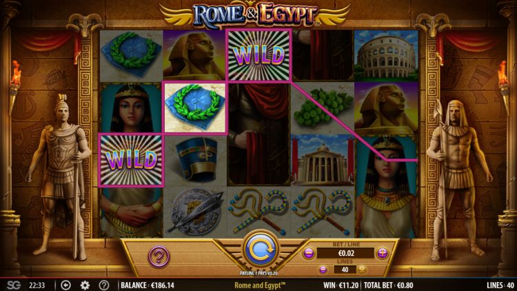 Rome and Egypt slot Gameplay review