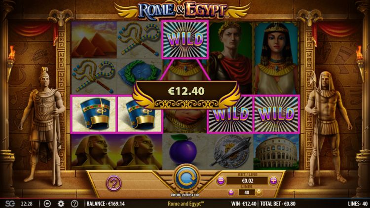 Rome and Egypt Free Spins Bonus
