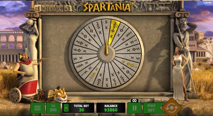 Spartania slot Stakelogic bonus