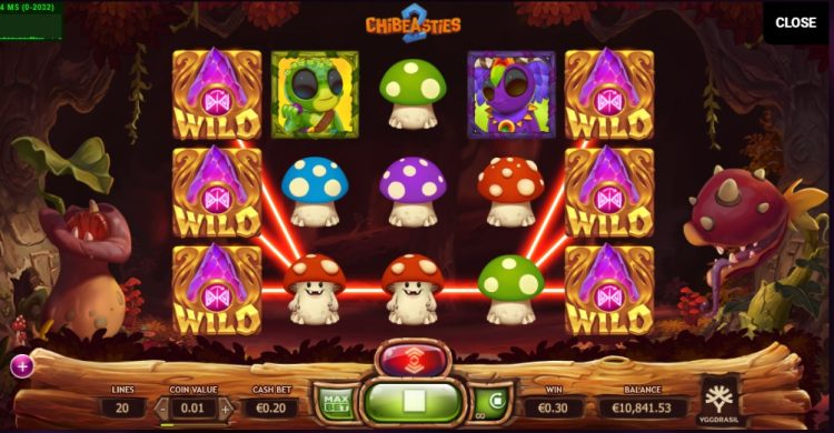 Chibeasties 2 slot Yggdrasil