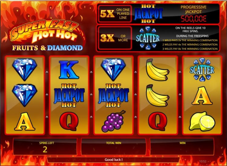 iSoftBet Super Fast Hot Hot Fruits & Diamonds