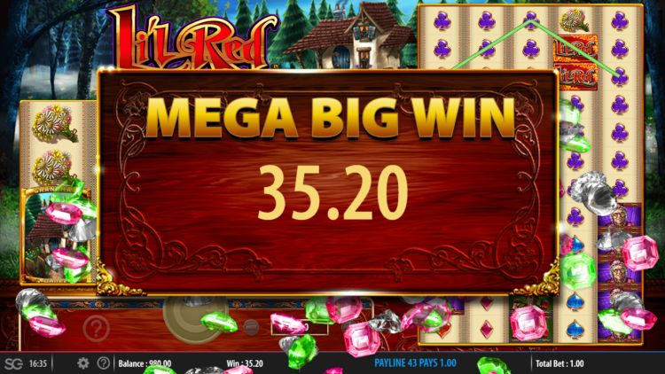 Lil Red gokkast Mega Big Win