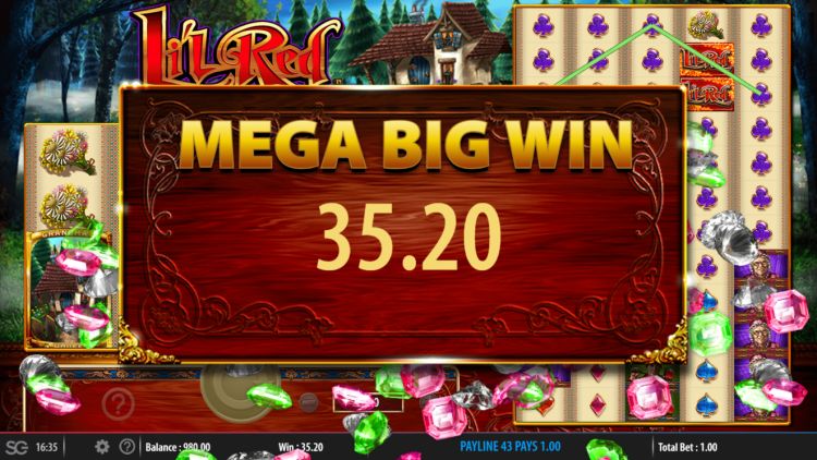 Lil Red gokkast Mega Big Win