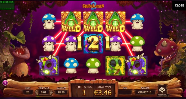 Chibeasties 2 slot Free Spins bonus