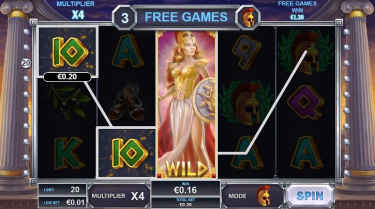 Age of the Gods Goddess of Wisdom Free Spins