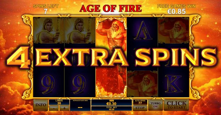 Age of the Gods: Furious 4 - Free Spins