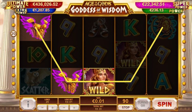 Age of the Gods Goddess of Wisdom gokkast review