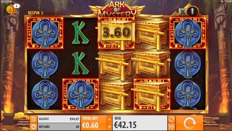 Ark of Mystery slot bonus