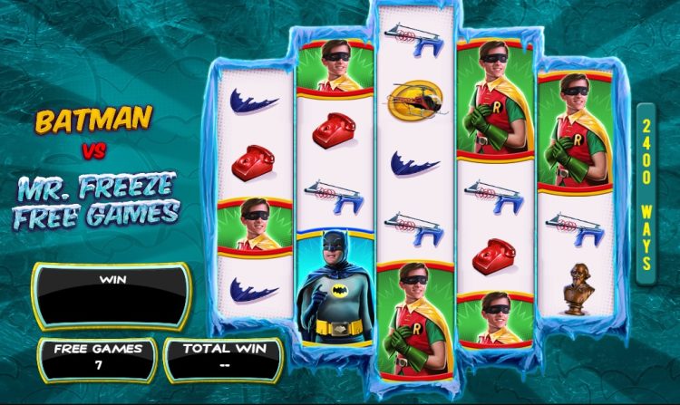Batman and Mr. Freeze Fortune Playtech slot Free Spins