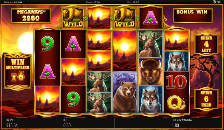 Buffalo Rising Megaways online slot