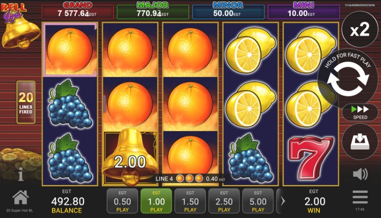 EGT Slots - 20 Super Hot Bell Link