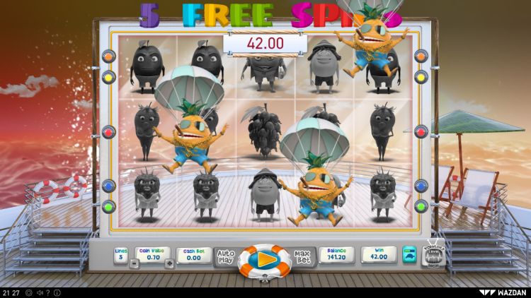 Fruits Go Bananas slot Wilds feature