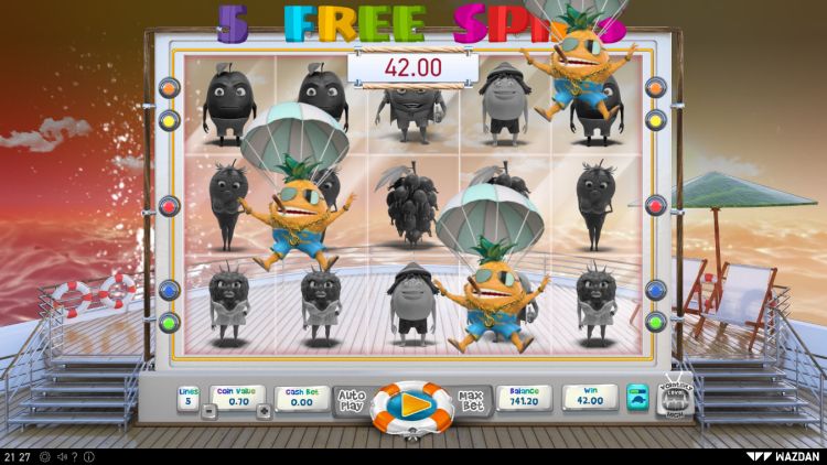 Fruits Go Bananas slot Wilds feature