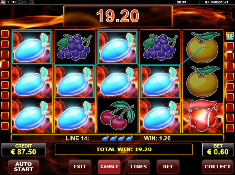 Hot Twenty gokkast Amatic win