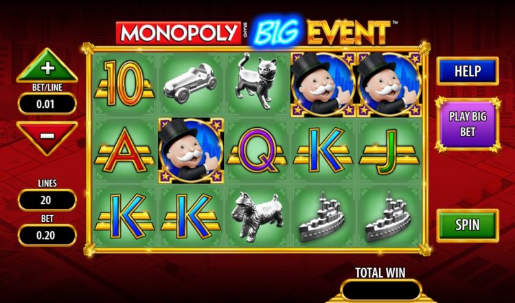 Monopoly Big event online slot