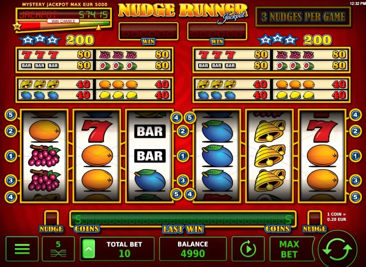 Nudge Runner Jackpot Novomatic