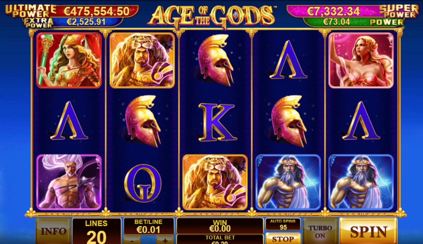Playtech - Age of the Gods gokkast