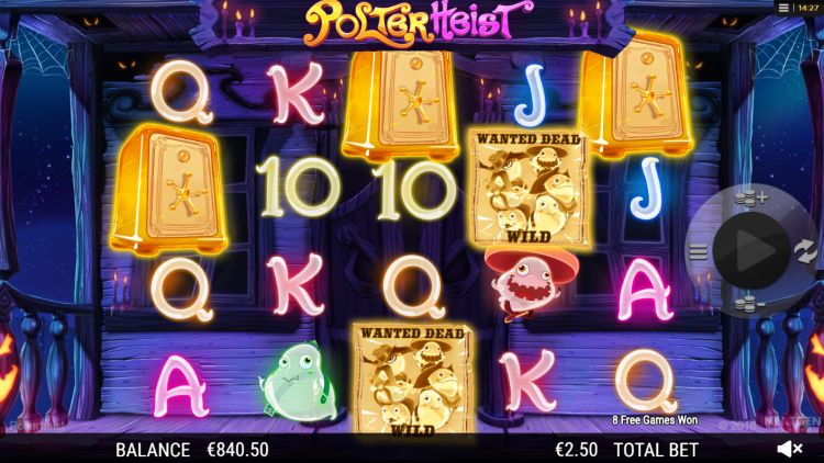 Polterheist slot review bonus