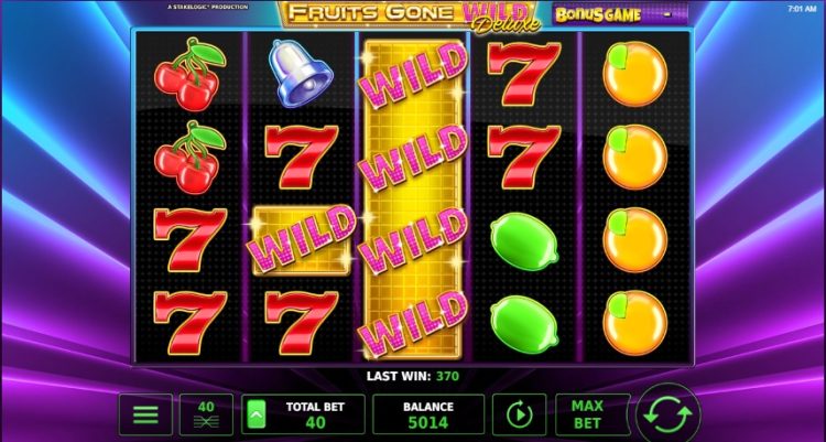 Fruits Gone Wild Deluxe Stakelogic slot