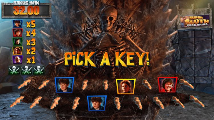 The Goonies gokkast review rad