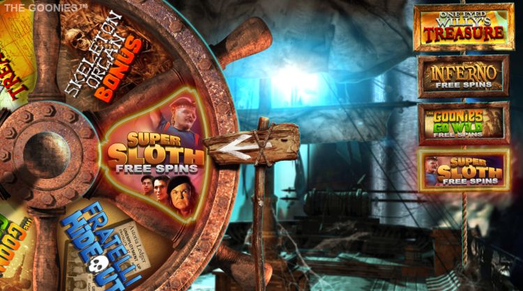 The Goonies gokkast review rad