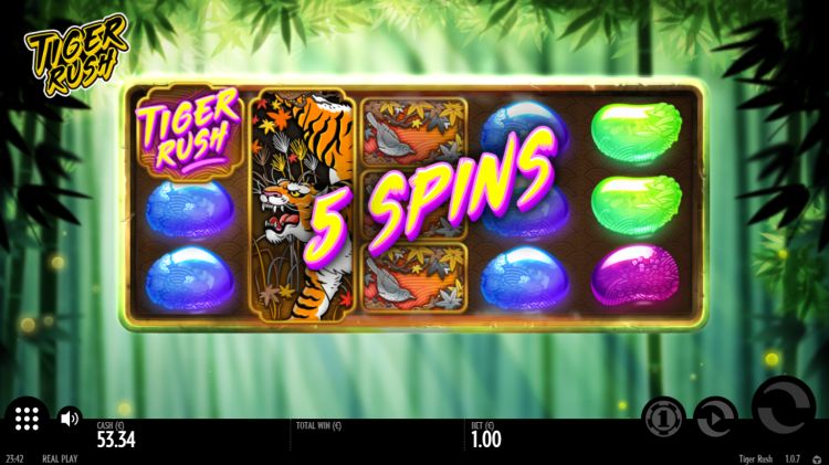 Tiger Rush online slot Free Spins